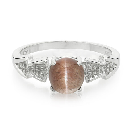 Skapolith-Katzenauge-Silberring