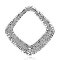 Pendentif en argent et Topaze blanche