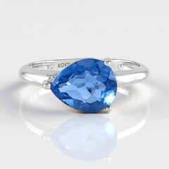 Anello in argento con Fluorite Cangiante