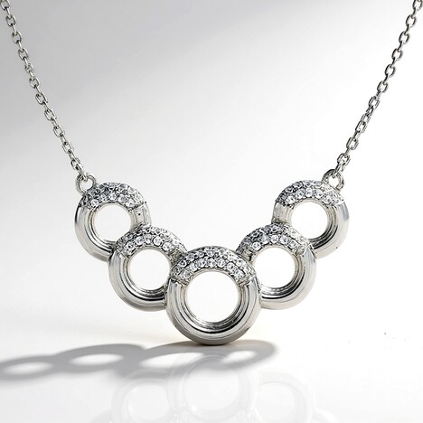 Collana in argento con Zircone