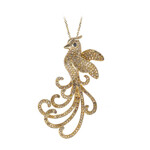 SI2 Fancy-Brillant-Goldhalskette (CIRARI)