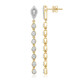 Pendientes en oro con Diamante SI1 (G) (Annette)