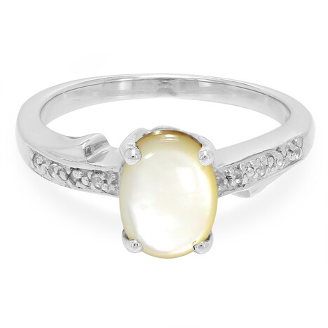 Anello in argento con Conchiglia Abalone