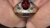 Zilveren ring met een roze zirkoon