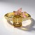 Anello in argento con Zircone Giallo (Adela Silber)