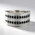 Bague en argent et Spinelle noir