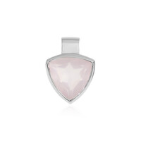 Ciondolo in argento con Quarzo Rosa