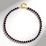 Collana in argento con Ametista Zambiana
