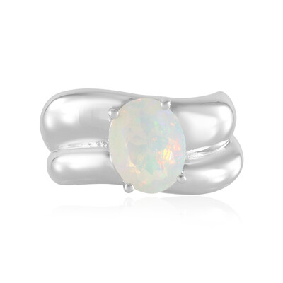 Bague en argent et Opale Welo AAA (de Melo)