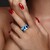 Anello in argento con Zircone