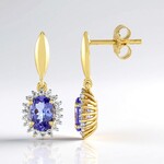 Orecchini in argento con Tanzanite