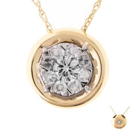 I1 (I) Diamant-Goldhalskette