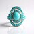 Anello in argento con Turchese Sleeping Beauty (Faszination Türkis)
