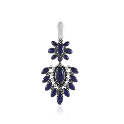 Sodalite Silver Pendant (Desert Chic)