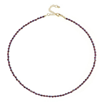 Collana in argento con Granato Mozambico