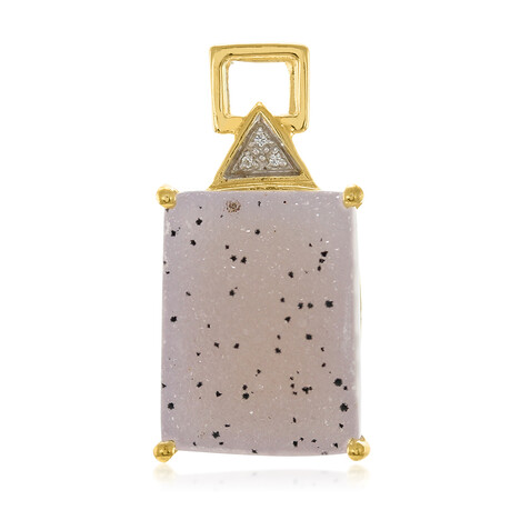 Ciondolo in argento con Agata Glitter