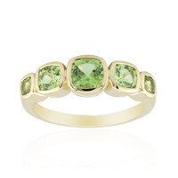 9K Wagogo Peridot Gold Ring