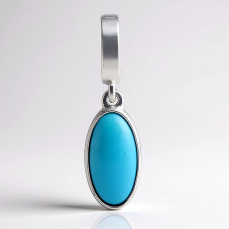 Ciondolo in argento con Turchese Arizona