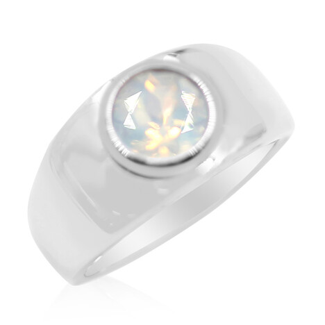 Anello in argento con Quarzo Blue Moon