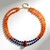 Collana in argento con Diaspro Rosso  (Riya)