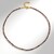Collana in argento con Diamante Rosso