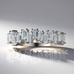 Anello in argento con Topazio Bianco