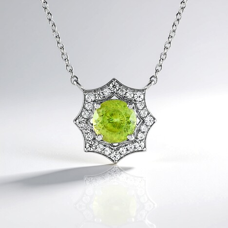 Collana in argento con Sfene