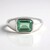 Anello in argento con Fluorite Verde