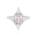 Anello in argento con Kunzite