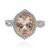 Bague en or et Morganite AAA (AMAYANI)