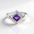 Anello in argento con Ametista Uruguay