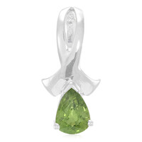 Pendentif en argent et Saphir du Mozambique