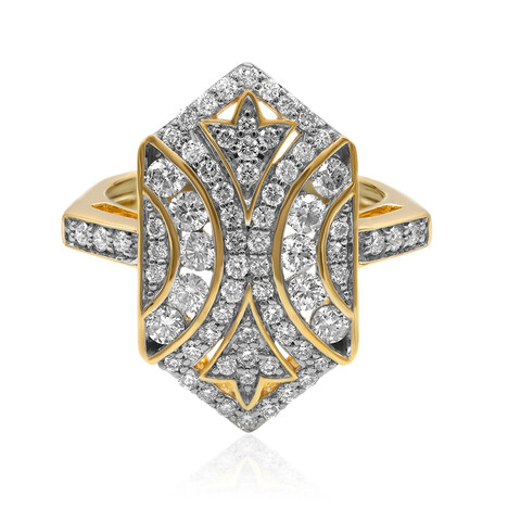 14K SI1 (G) Diamond Gold Ring (Annette)