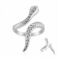 Anello in argento con Diamante Rose de France SI1 di Argyle