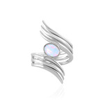 Anillo en plata con Ópalo de Welo (de Melo)