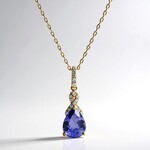 Collana in oro con Tanzanite AAA (CIRARI)