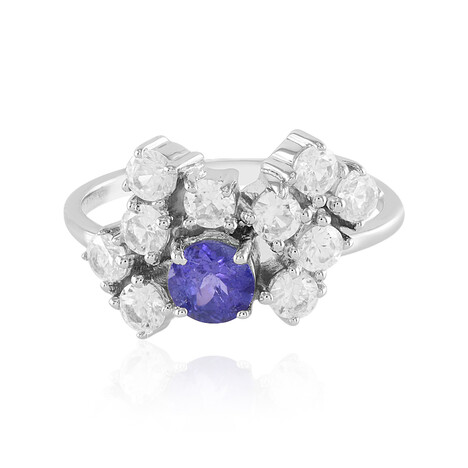 Anillo en plata con Tanzanita (de Melo)