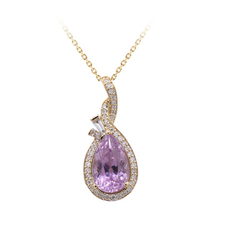 Collier en or et Kunzite de Patroke (CIRARI)