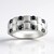 Anello in argento con Zaffiro Blu (Remy Rotenier)