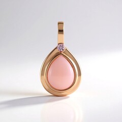 Ciondolo in argento con Opale Rosa