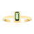 Benedito Green Tourmaline Silver Ring