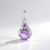 Ciondolo in argento con Ametista Rose de France