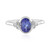 Anello in argento con Tanzanite (Adela Silber)