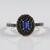 Bague en argent et Kyanite du Népal