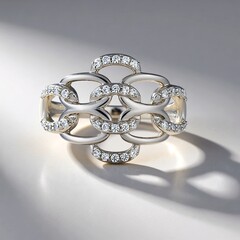 Anello in argento con Zircone