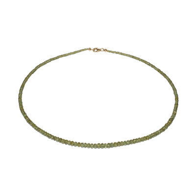 Collier en or et Grenat Démantoïde de Madagascar