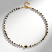 Collier en argent et Agate rose (Riya)
