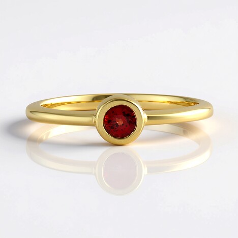 Anello in argento con Rubino Tanzania (Adela Silber)