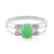 Imperial Chrysoprase Silver Ring