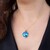 Collier en argent et Topaze bleu Suisse (Gems en Vogue)